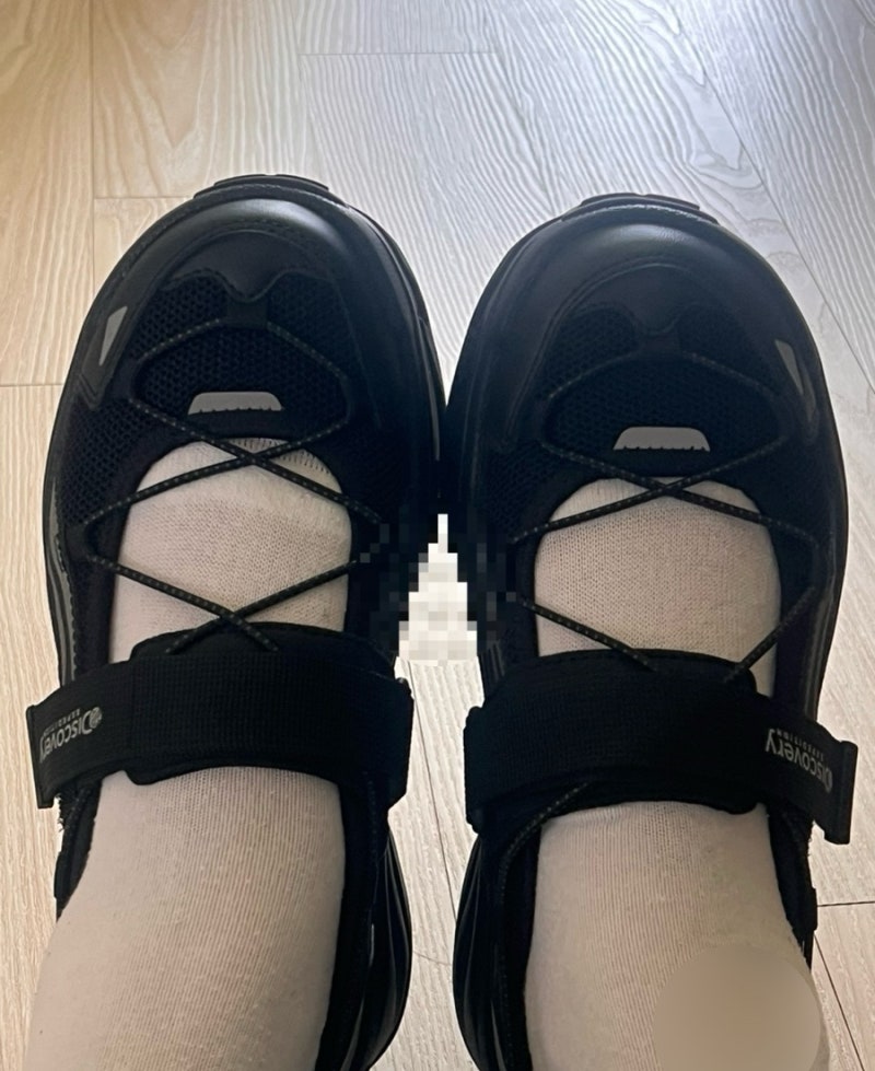 디스커버리 웨이브제인 블랙 245 사이즈 구매 가격 후기