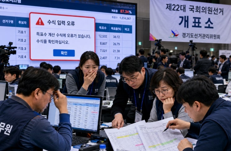 [사회시사] "<b>입력 오류</b> 도미노 현상" 6·3 지선 <b>경기</b>도<b>교육감</b>... 
