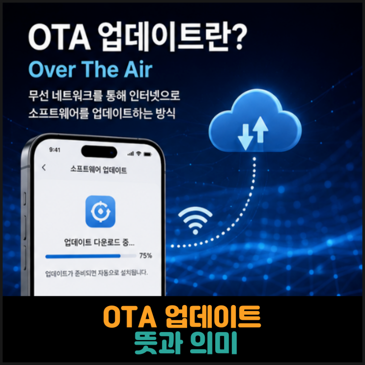  OTA 업데이트 뜻과 의미