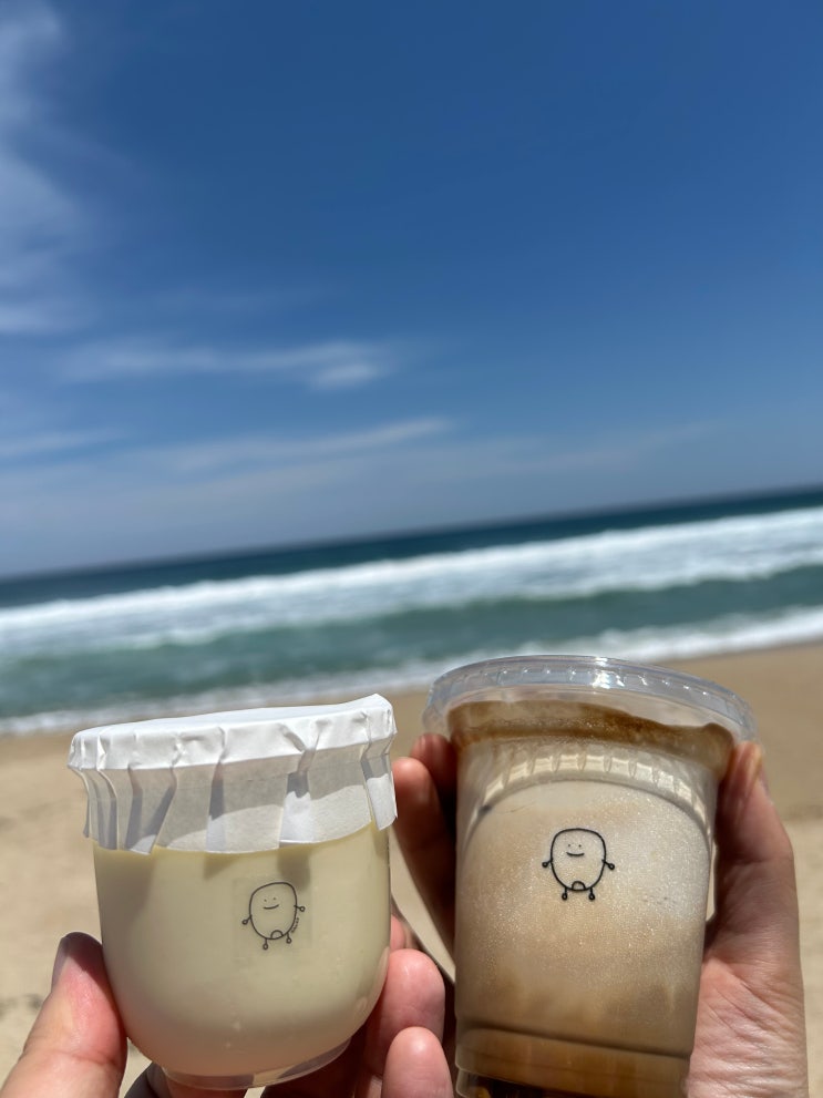  [강릉 강문해변] 옥수수크림라떼와 푸딩이 맛있는 감성카페 <꾸옥 GGUOK>
