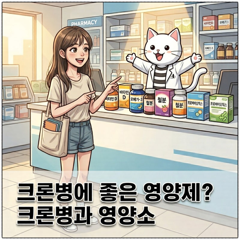 크론병 환자가 영양제를 찾는 이유, 꼭 확인해야 할 영양소 정리