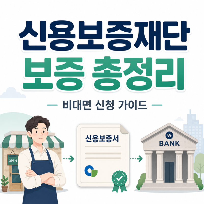 신용보증재단 보증 신청 자격·한도 총정리 | 비대면으로 최대 1억 받는 법 (2026년 6월 기준)