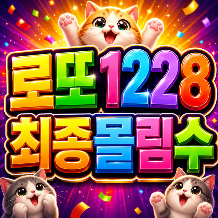  2026 로또 1228회 최종몰림수! 사람들이 몰린 번호 흐름 공개! 
