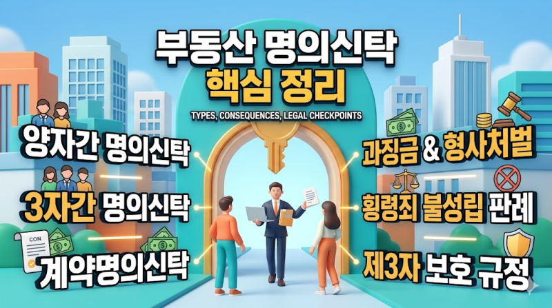 부동산 명의신탁 핵심정리 및 소송대응 방안