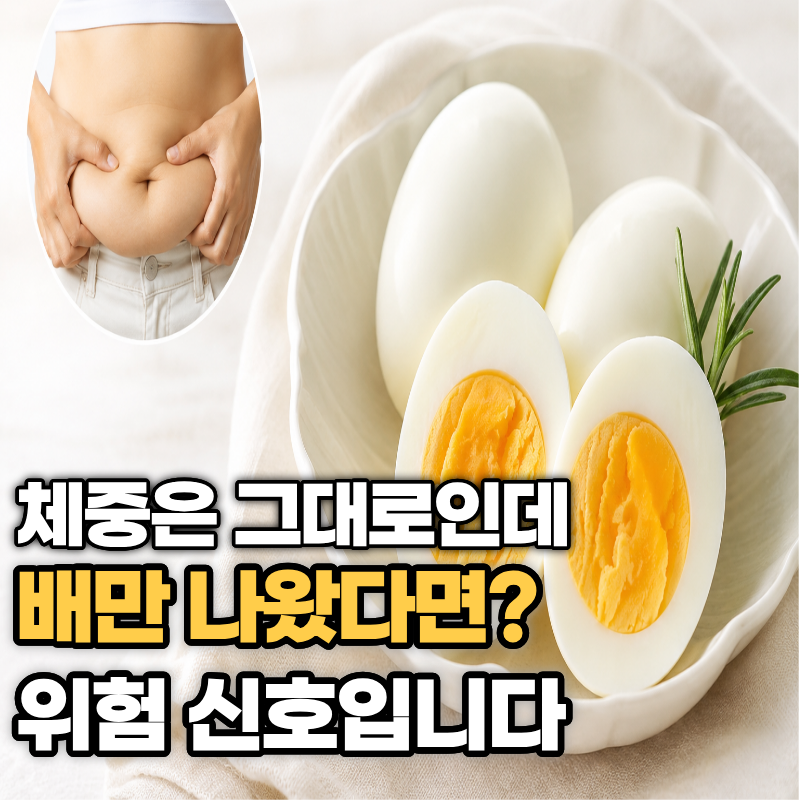 체중은 그대로인데 배만 나왔다면… 박용우 교수가 아침에 먹으라는 '이것'