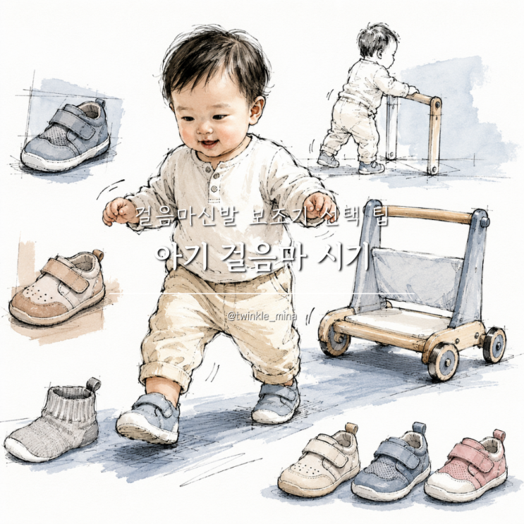  아기 걸음마 시기 걸음마신발 보조기 선택 팁