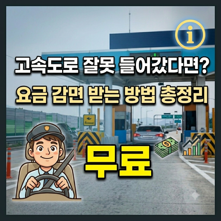  고속도로 착오진출 요금감면, 운전자라면 꼭 알아야 할 필수 정보