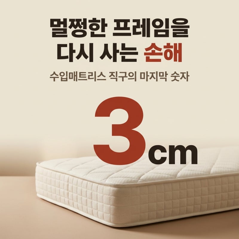 수입매트리스 브랜드 순위 5곳, 직구 전에 규격부터 보세요