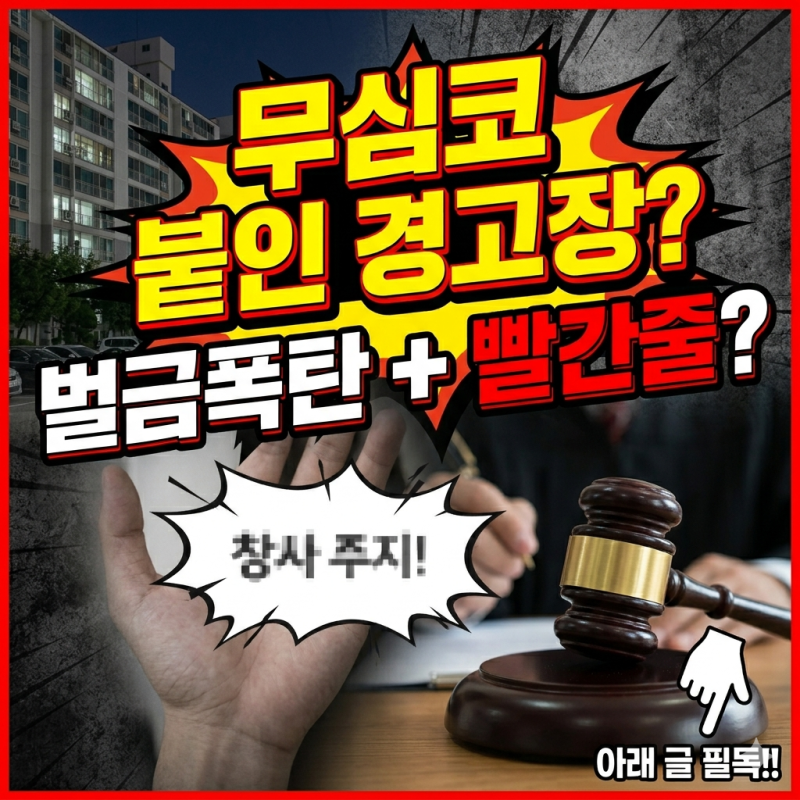 불법주차 스티커 부착 불법 | 재물손괴 판례 핵심 정리 및 분쟁 회피 노하우
