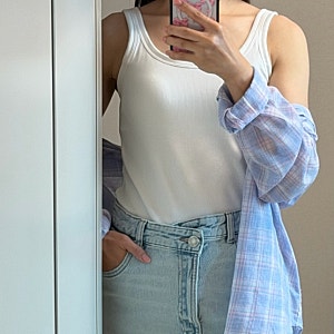 유니클로 브라탑 추천 에어리즘 코튼브라탱크탑 S사이즈 내돈내산 구매 후기