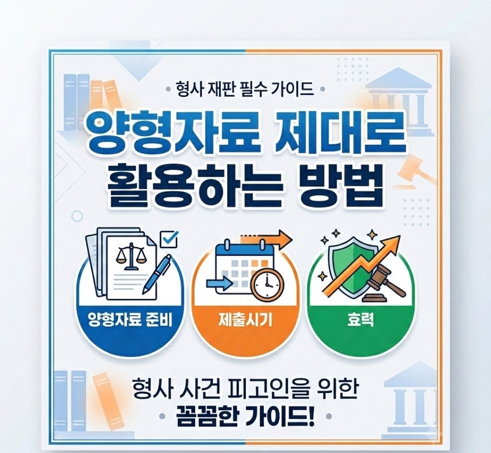 양형자료 준비 제출시기 효력은 관련 사진
