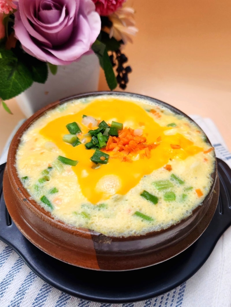 부드러운 계란요리 고깃집 치즈 폭탄계란찜 집에서 만드는 법 레시피