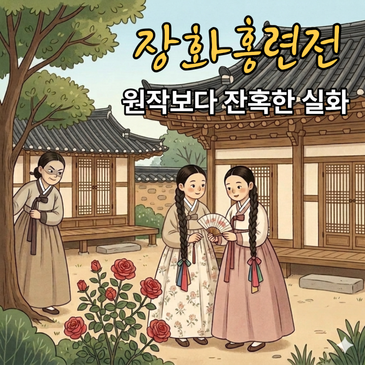  장화 홍련 - 잔혹한 실화를 바탕으로 만든 조선 시대의 소설