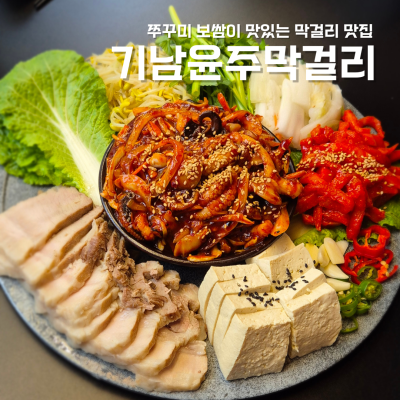 [대구 월성동] 기남윤주막걸리 | 제철쭈꾸미보쌈이 맛있는 막걸리 맛집