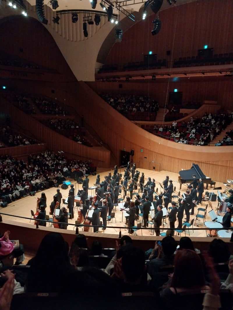 Lotte Concert Hall: Seat View Comparison - 2nd Floor L Section vs. R Section, Plus 1st Floor RP Section