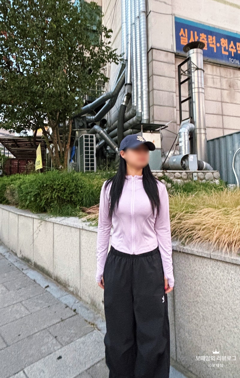 여성 운동복 긴팔 슬림핏 상의 제격 핑거홀까지 있는 엘쏘래쉬가드 집업