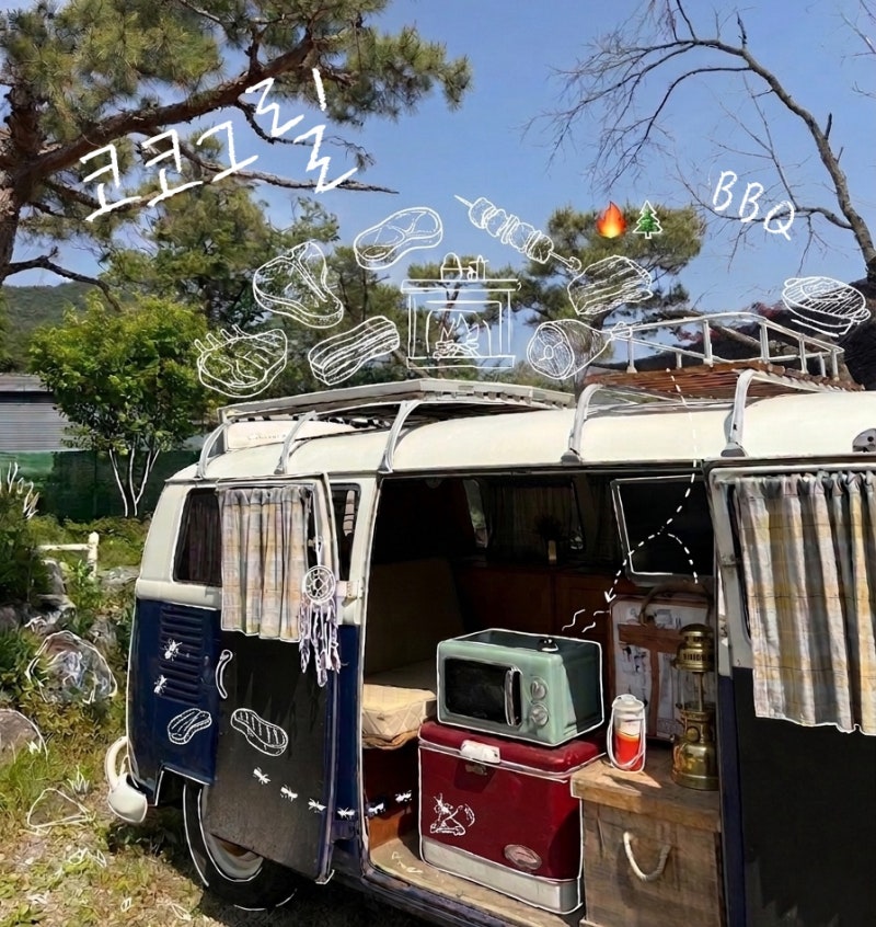 남양주 야외 바베큐 코코그릴 글램핑 식당 총정리