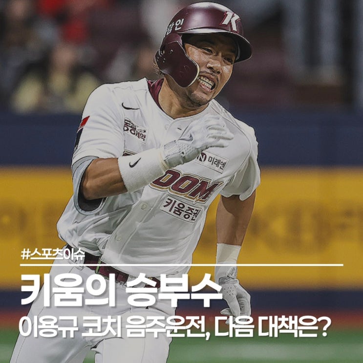  키움 히어로즈 플레잉 코치 이용규 음주운전 사고, 안타까운 결말