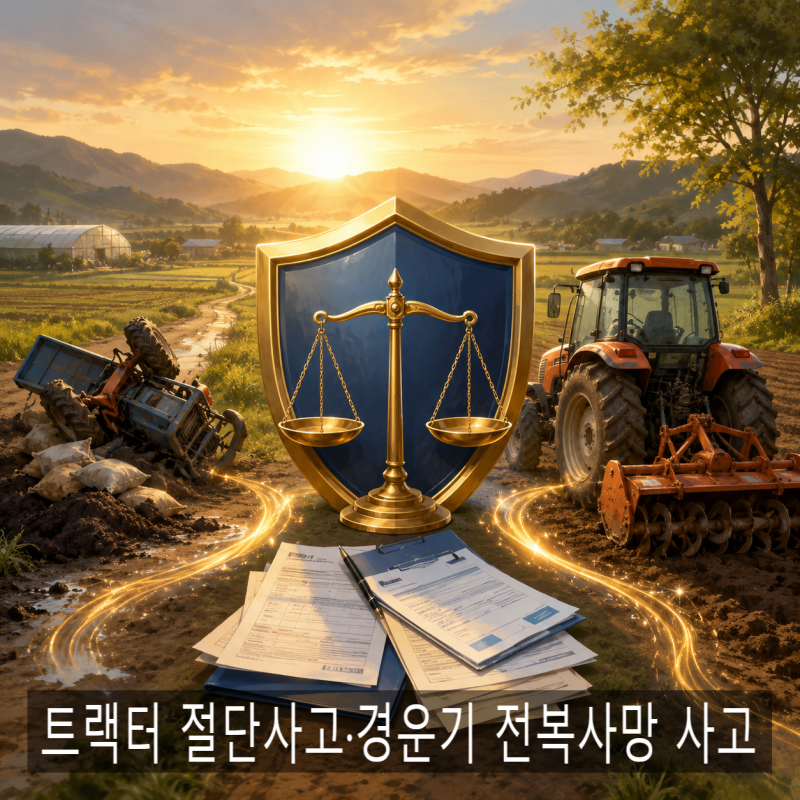 농업작업 중 사고인데 보험금이 거절됐다고요?트랙터 절단사고·경운기 전복사망 사고에서 ....