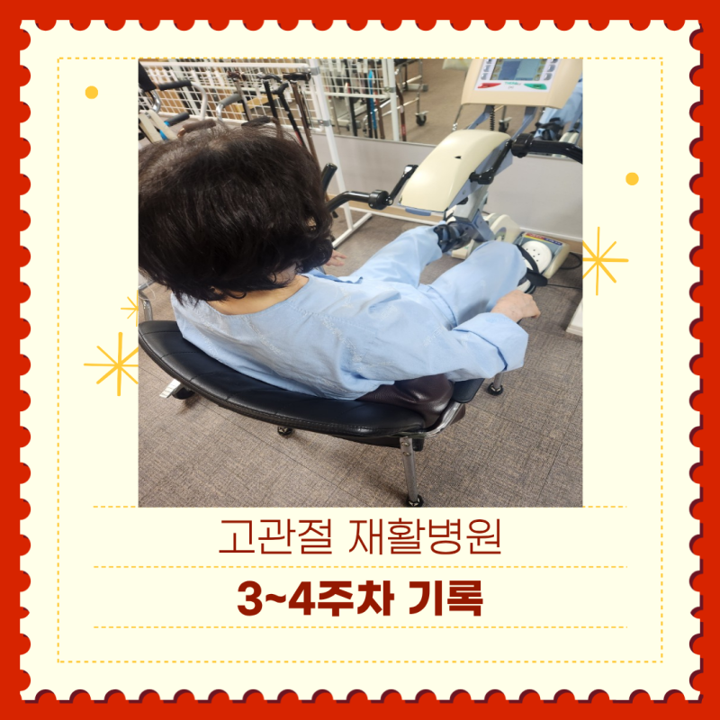 고관절 인공관절 치환술 후 재활병원 한달 입원기
