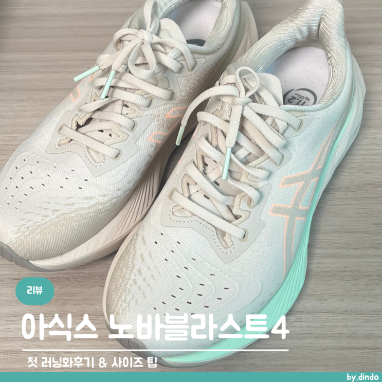  아식스 노바블라스트4 직접 신어보니  사이즈 팁, 오트밀 문락 후기