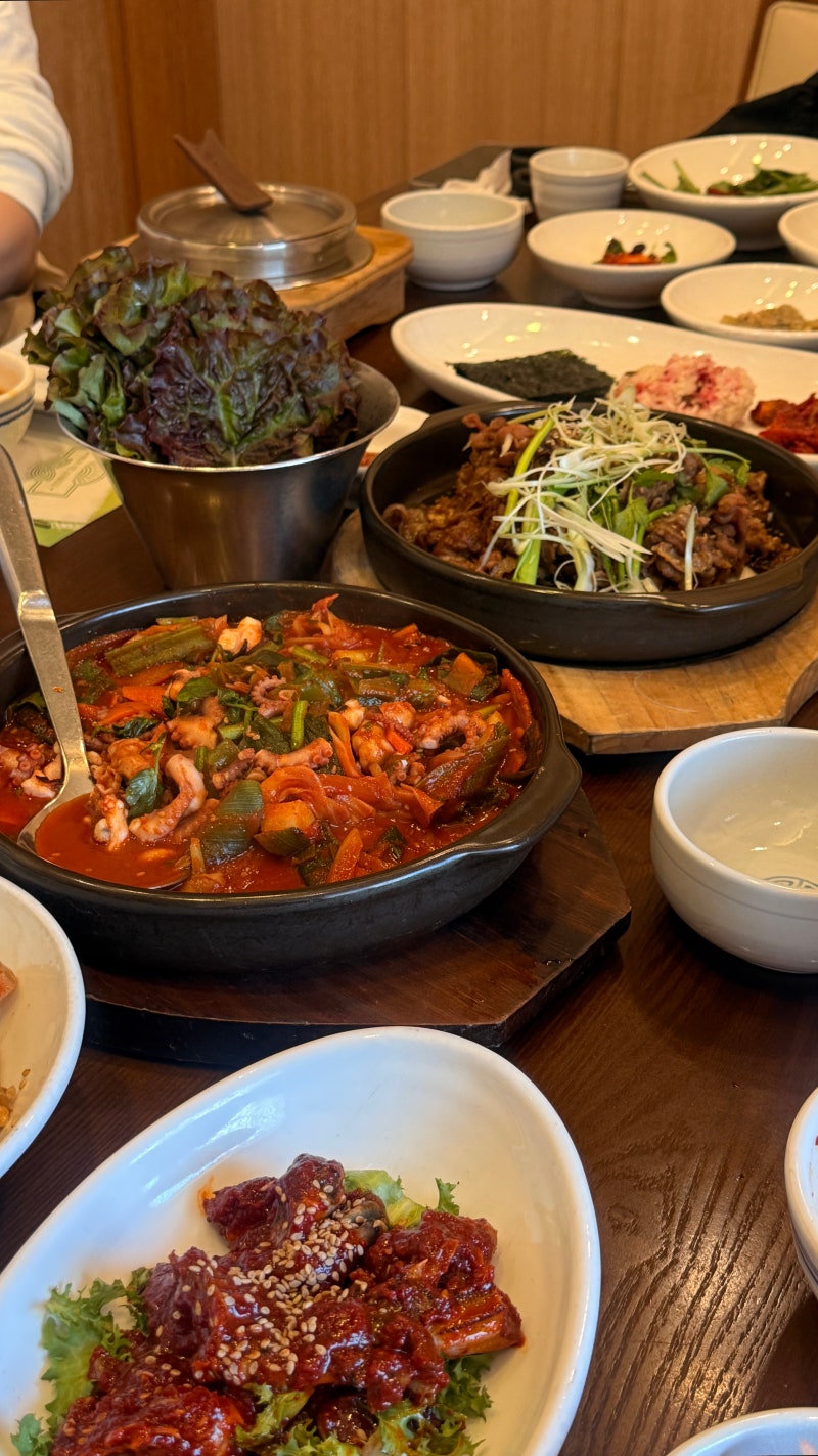 순천 순천역 국가정원 한정식 맛집 남녘들밥상 낙지볶음 불고기정식