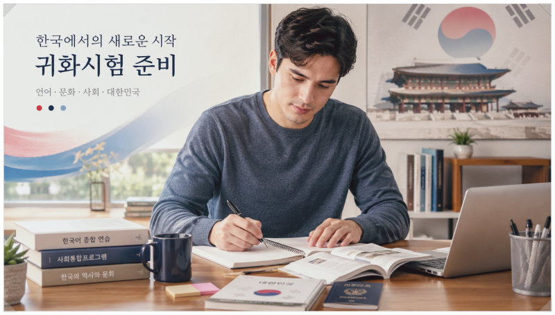 귀화 시험 완전정리 2026 — 귀화용 종합평가 면접심사 준비법