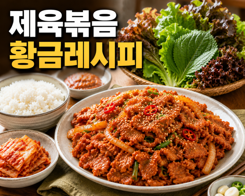10분컷 류수영 삼겹살 제육볶음 황금 레시피, 실패 없는 4·3·3·2 법칙이란?
