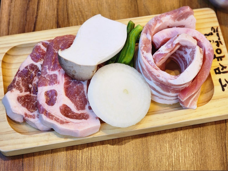  세마역 맛집 양심소 세교점, 키즈존에 가성비 좋은 한돈세트