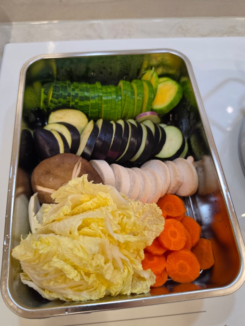 진서연 배우 자연식물식 다이어트식단 채소찜 야채찜 소스만들기 황금소스 레시피 진서연식....