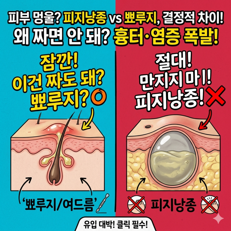 (백세시대)귀 목 등에 생긴 단단한 멍울? 피지낭종 함부 짜다가 흉터 생기는 이유