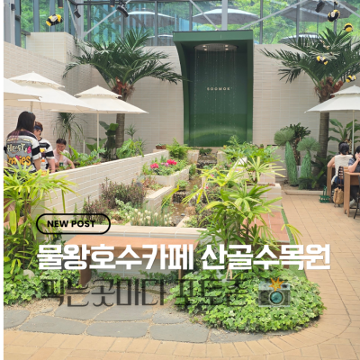 물왕호수카페 산골수목원, 가족과 함께 힐링하기 좋은 시흥대형카페