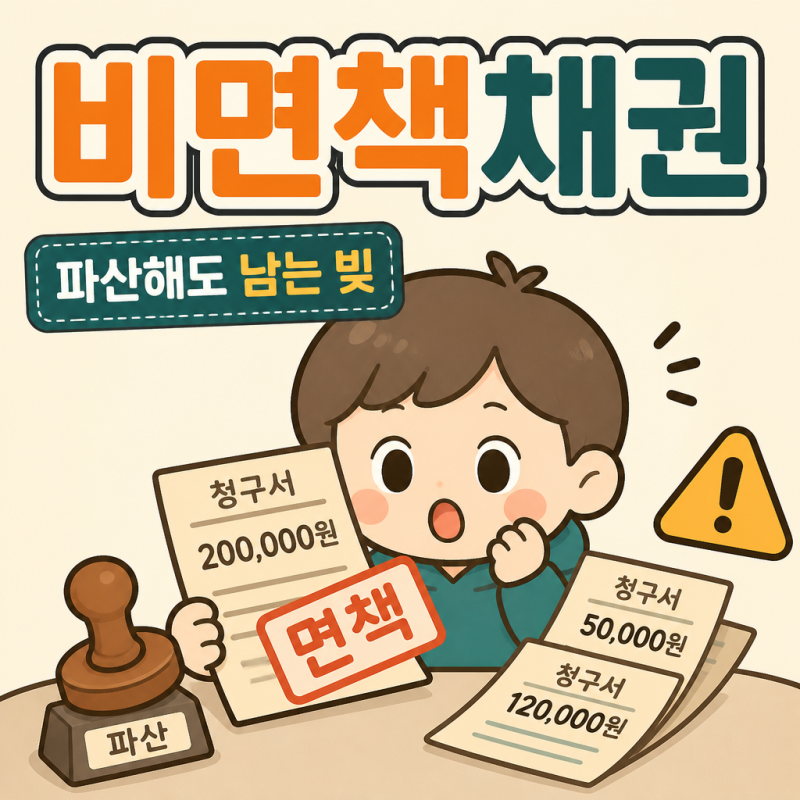 파산해도 안 사라지는 빚이 있다? 개인파산 비면책채권 7가지
