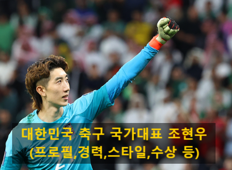 대한민국 축구 국가대표 조현우(프로필,경력,스타일,수상 등)