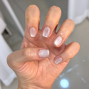 대구 수성구 저렴한 중동 네일샵 민트 자석네일 - 노블랑뷰티