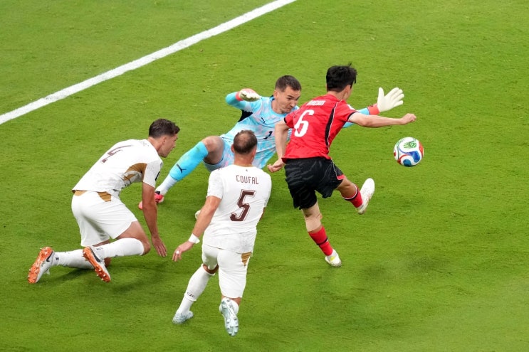 <b>한국</b>, <b>체코</b>에 2-1 <b>역전승</b> 월드컵 첫 경기부터 드라마 승점 3점