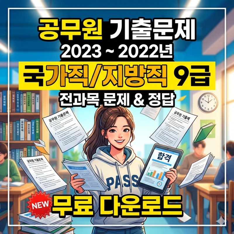 [공무원 기출문제] 2022년~2023년 국가직/지방직 9급 공무원 기출문제·정답 다운로드