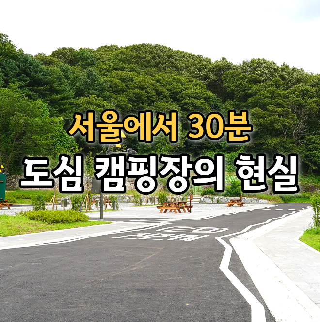  "도심 속 캠핑장" 성남 율동공원캠핑장 리뷰