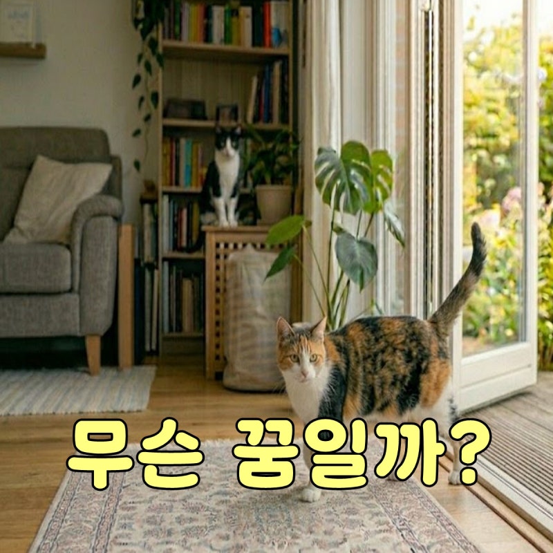 고양이가 집에 들어오는 꿈, 좋은 꿈일까?