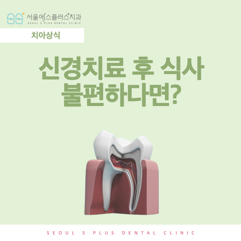 신경치료 후 식사, 할 때 불편함이 느껴지는 이유