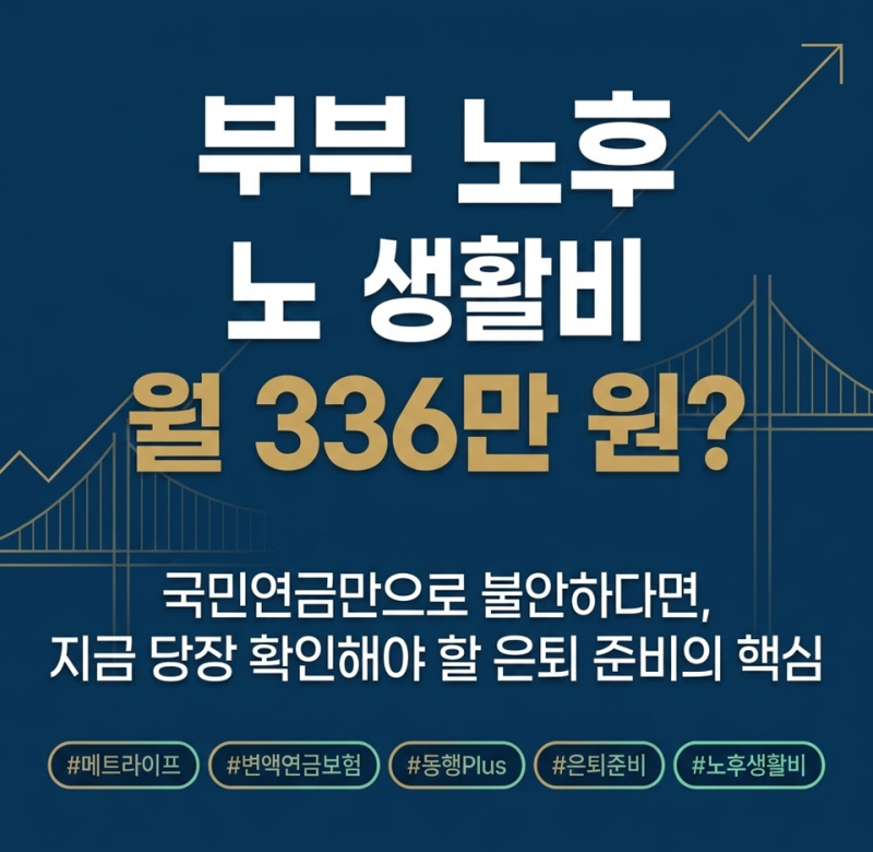 메트라이프 변액연금보험 동행 Plus 은퇴 후 생활비 준비