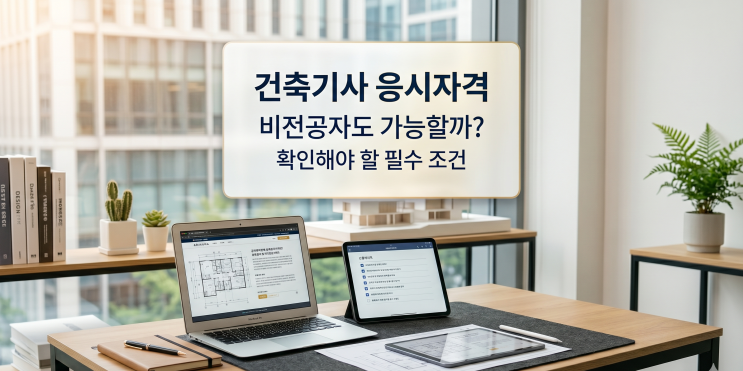  건축기사 응시자격 비전공자도 가능할까 확인해야 할 필수 조건