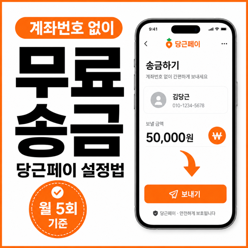 당근페이 계좌번호 없이 송금하는 방법, 수수료 무료 기준과 설정 사용법 정리
