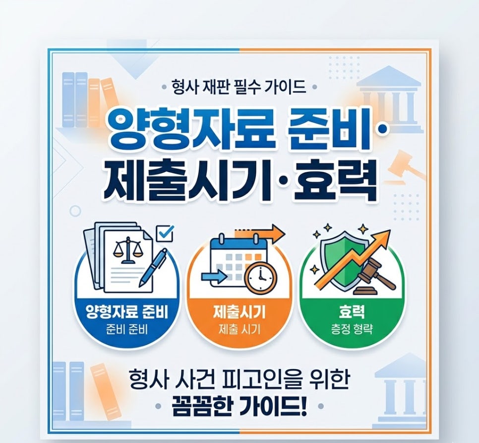 양형자료 준비 제출시기 효력은