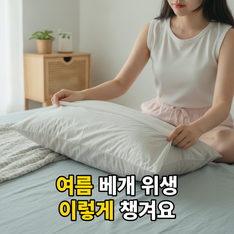 베개 세탁 한 달에 몇 번 하세요? 일회용베개커버로 바꾸고 달라진 것