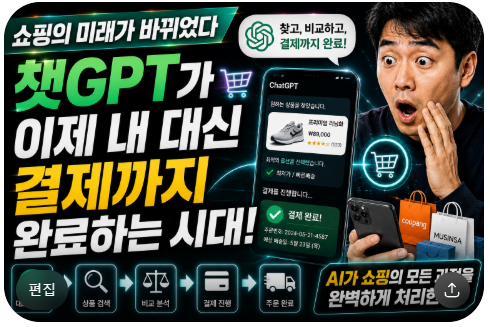  쇼핑의 미래가 바뀌었다 챗GPT가 이제 내 대신 결제까지 완료하는 시대