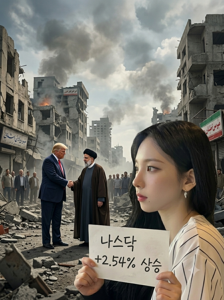 이란 최고지도부 협의 승인으로 <b>종전</b> 임박 나스닥 +2.54... 