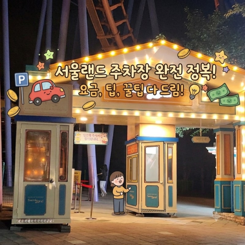 서울랜드 주차장 요금 및 동선비교, 무료주차 꿀팁 및 만차시 대안 주차장