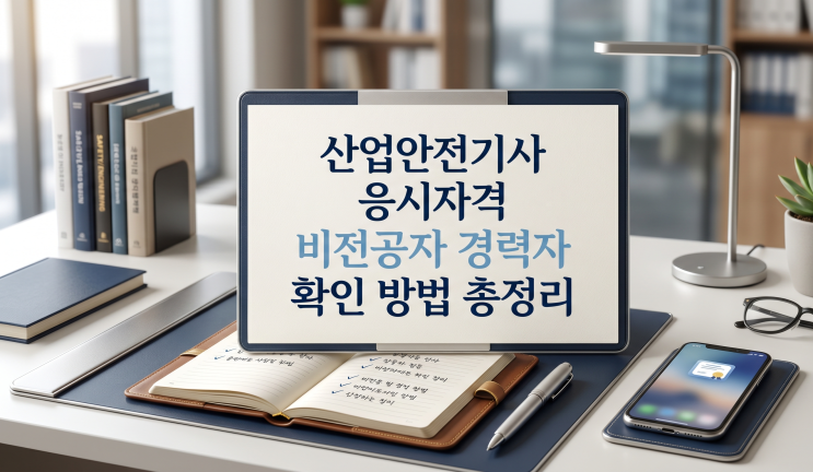  산업안전기사 응시자격 비전공자 경력자 확인 방법 총정리