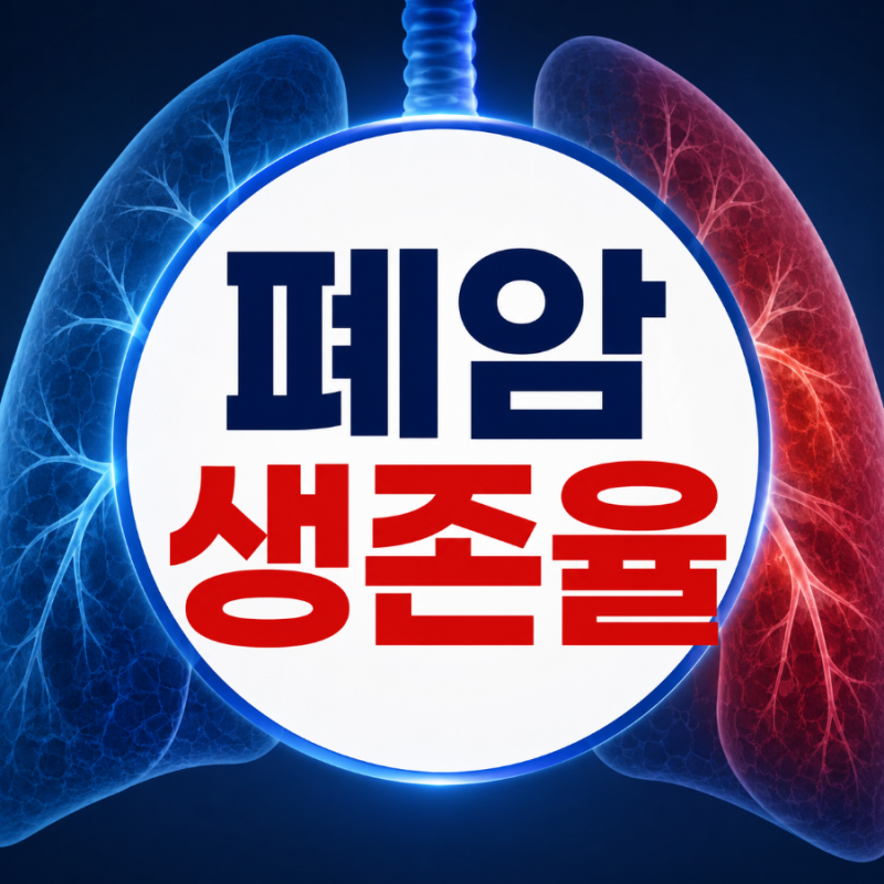 폐암 생존율, 1기와 4기의 차이는 얼마나 클까? 반드시 알아야 할 단계별 생존율 총정리